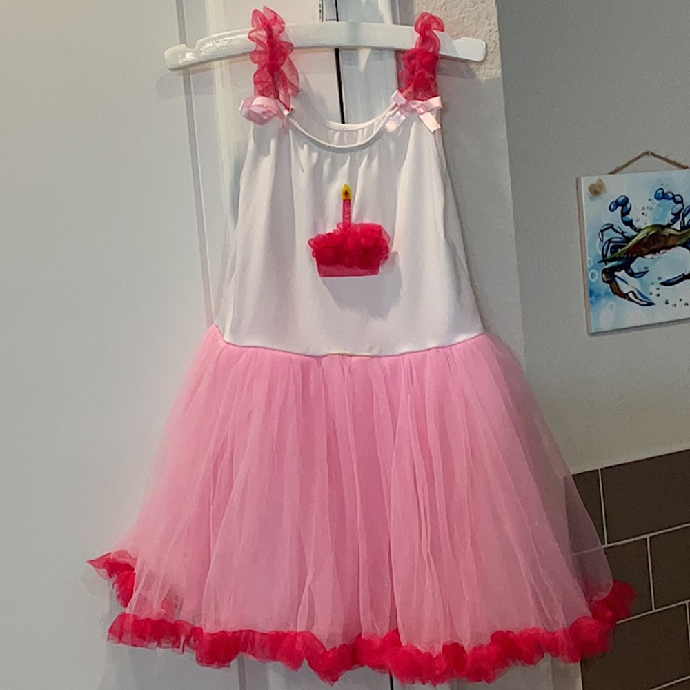 PRINCESS EXPRESSIONS GIRLS Sz M Birthday TuTu Dress
